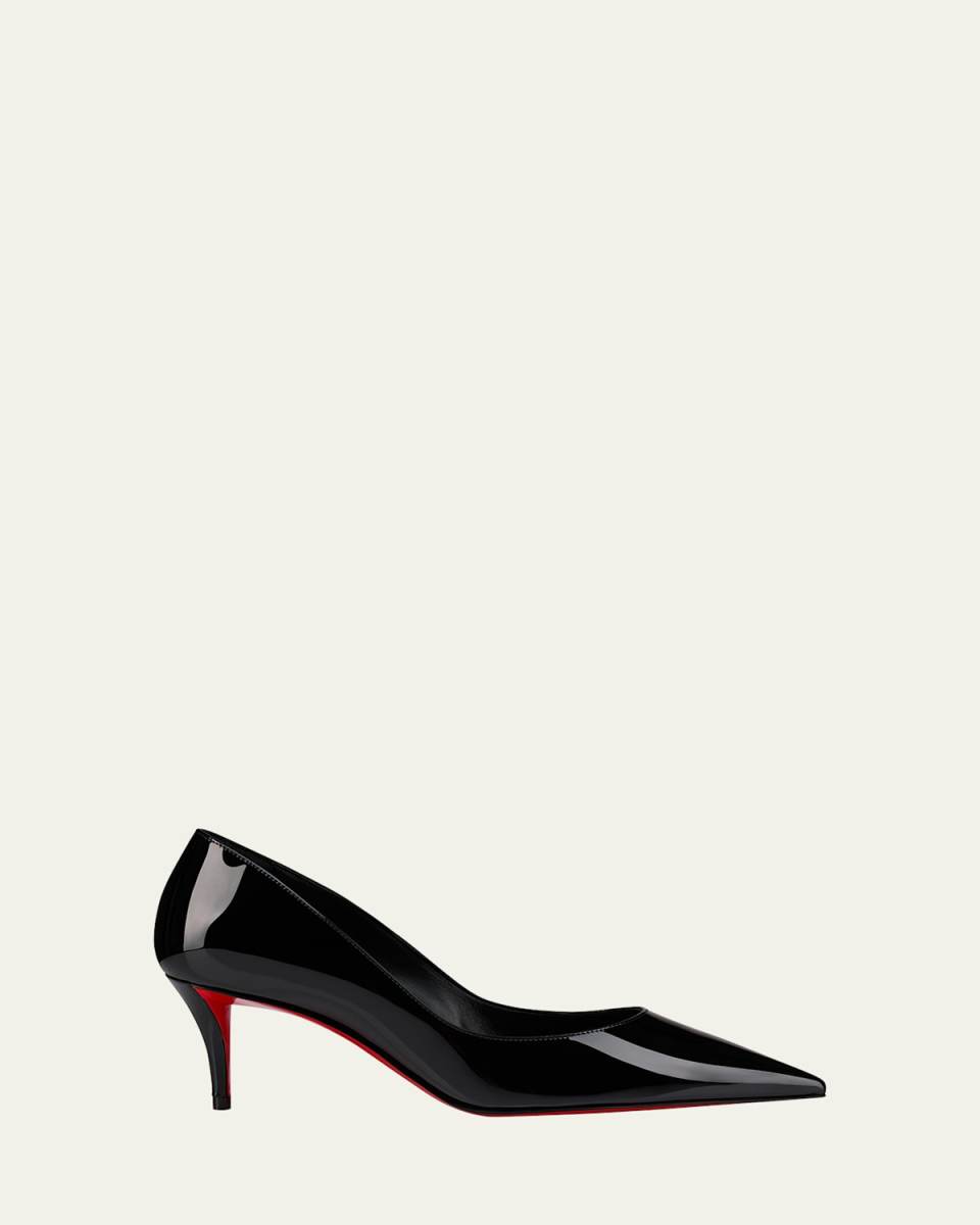 Miss Z Patent Red Sole Pumps